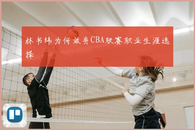林书纬为何放弃CBA联赛职业生涯选择